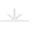 Ekena Millwork Richland Architectural Grade PVC Gable Bracket, 72"W x 33"H x 4"D x 4"F, 11/12 Pitch GBP072X33X0404RIC00 - alternate 4